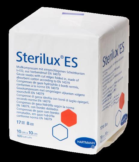 Марлеві серветки Sterilux® ES, 10см х 10см, нестерильні, 100шт. в упаковці